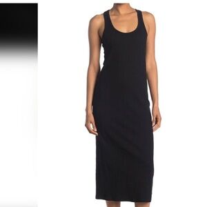 Banana Republic Classic Black Knit tank dress - small/ tall